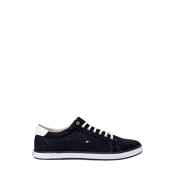 Tommy Hilfiger Blue Cotton Low Top Men's Sneakers